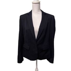 Anne Klein Dart Navy Suit Blazer Sz 14